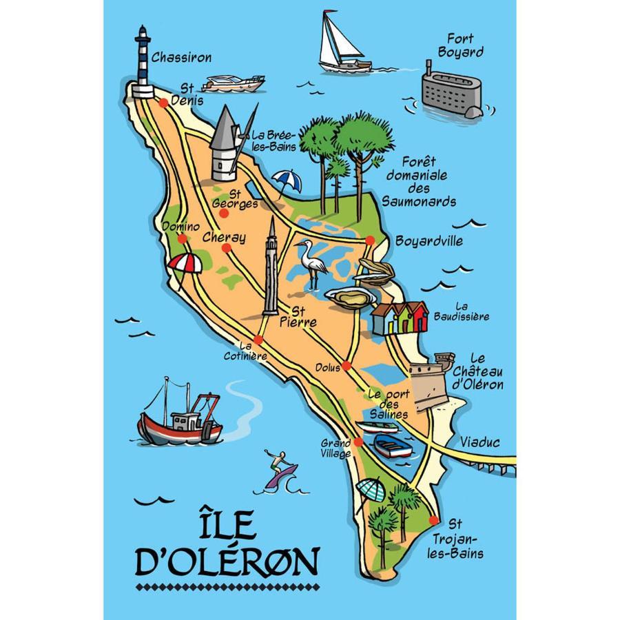 Le Château-dʼOléron Les Amareyeurs - Ile D'Oleron - Maison Classee 3 Etoiles Avec Piscine - Clim - Velos מראה חיצוני תמונה